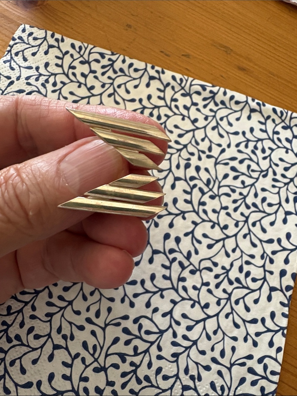 Geometric silver Earrings